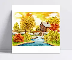 秋天小溪边上的房子|PSD分层素材,背景素材,草地,房子,风景图片,河边,河流,黄色天空,金黄色,漫画,梦境,木房子,木桥,秋天,输液,树叶,树枝,水车,水景,水轮车,图画素材,小树,小溪,风景,PSD分层素材,PSD素材,插画,卡通,桥,手绘,树木,桥梁大桥,桥吊桥木桥