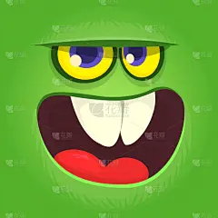 僵尸,可爱的,怪异,面具,魔鬼,面部表情,舌头,小妖精,说话