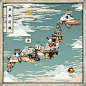 美丽日本旅游地图