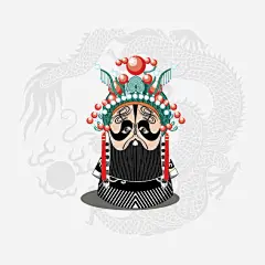 京剧人物矢量图免抠素材 页面网页 平面电商 创意素材 png素材