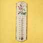 法国风情欧式复古铁皮温度计家用温度计