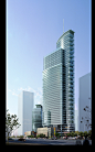 建筑效果图，建筑设计，超高层办公楼