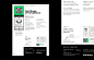 brand identity certificate certification corporate futuristic Label Startup Sustainability Technology UI