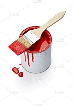 壁纸刷,涂料,罐子,彩色图片,油漆罐,漏泄,撒出,垂直画幅,墨水,金属
