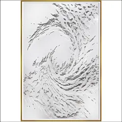 北欧装饰画简约时尚立体浮雕壁画个性软装设计师现代轻奢艺术挂画-淘宝网