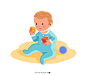 Editorial Illustration: O NOSSO BEBÉ : Set of full page illustrations and spot graphics for 2017 Spring edition of babycare magazine O Nosso Bebé, a complete guide with tips and expert advices for new parents. 
