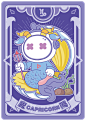 十二星座塔罗牌-正面-08摩羯座-Zoey工作图