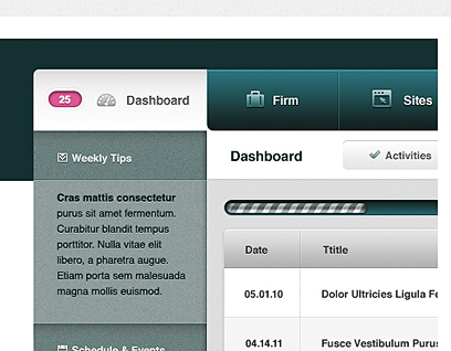 Dribbble - Dashboard...