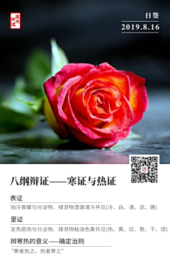 丶胖虎爱设计采集到中医日签图朋友圈海报