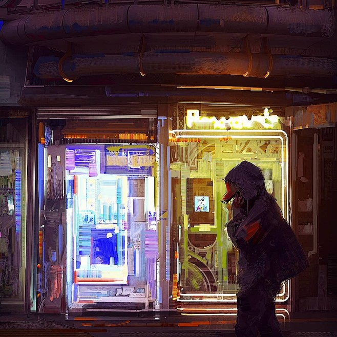 Cyberpunk Color Sket...