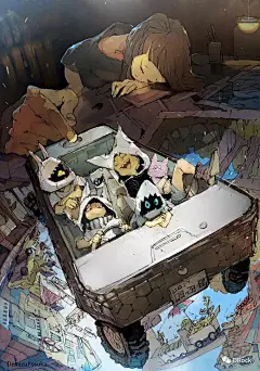 魔法少女狂野线条 | 日本插画家Demizu Posuka