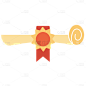 SVG-世界阅读日人物阅读贴纸2-奖状