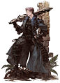 Gunbreaker Concept Art from Final Fantasy XIV: Shadowbringers