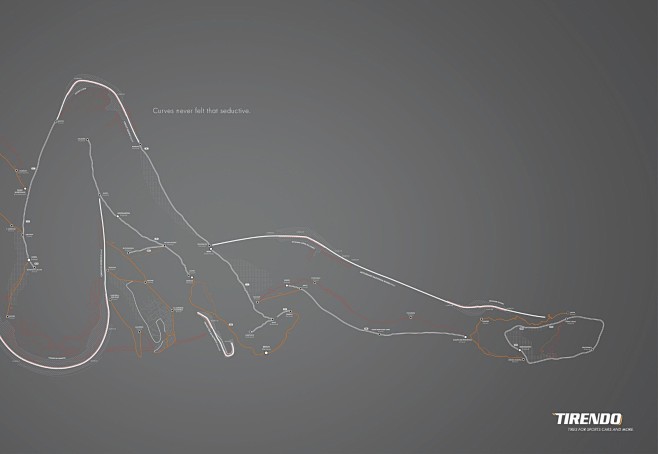 Tirendo平面广告：人体地图