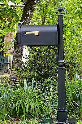 代购 信箱复古铸铝家用室外邮箱防雨和黑色...