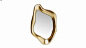 83206 Mirror Hologram Gold 119x76cm