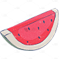 卡通风夏日美食主题贴纸-西瓜