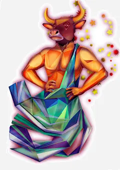 金牛座水彩创意插画免抠素材 水彩画 设计图片 免费下载 页面网页 平面电商 创意素材 png素材