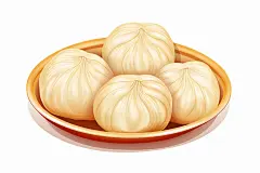 糖瓜粘小年迎灶王美食插画