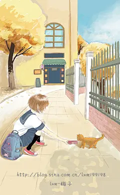 lxm-梅子 - 喂猫 - 涂鸦王国