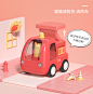 babygo儿童玩具车男孩女孩惯性小汽车消防车玩具套装1-2-3岁宝宝-tmall.com天猫