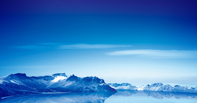 高清雪山冰山背景图