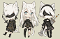 [Fanart] Nier Automata chibis by MakaShikami