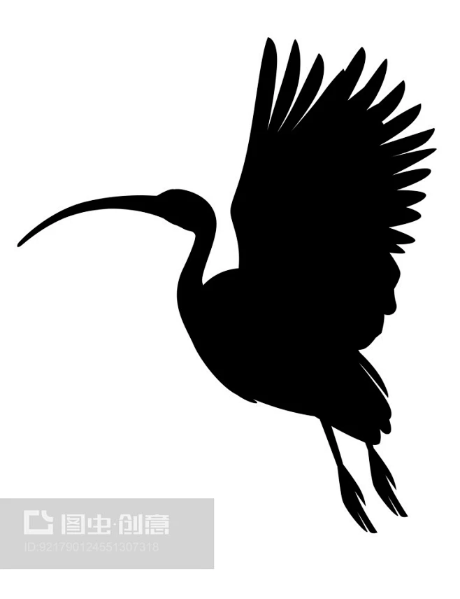 朱鹮剪影 - 搜索结果 - 图虫创意-全球领先正版素材库-Adobe Stock中国区战略合作伙伴-花瓣网