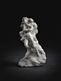 19世纪阿尔及利亚雕塑家Louis Marie Blaise Latour的作品《恋人》。