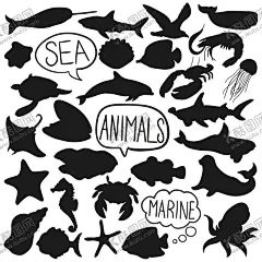 黑色鱼剪影 【酷图网】鱼剪影,黑色剪影,动物剪影,黑色,生活,海鲜,贝类,生物,海洋,矢量素材,黑白剪影,剪影,黑白,线条,动物插画,插画,儿童绘本,儿童画画,矢量扁平动物,Q版动物,贴纸鱼,海鲜剪影,矢量,矢量鱼,