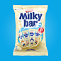 Milky Bar - 3D chocolate splash : 3D white chocolate splash for Nestle Milky Bar packaging