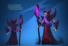 Corsaire Candy, Elena Kotelevets : Character skin concept for Planet of Heroes. https://moba.my.com/promopage/?lang=en
Art director Ivan Solyaev. https://www.artstation.com/solyaev
© 2017 Planet of Heroes. Developed by Fast Forward Studio. Published by My