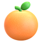 Orange 3D Illustration