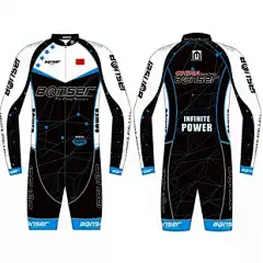 速滑服长袖儿童连体分体专业成人速度轮滑平衡车服装定制男女现货