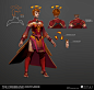 Coiffes of the Firebrand - Dota2 Lina customisation bundle, Pior Oberson : This project was a collaboration with a group of Workshop artists to create a bundle of customisation items for a given Dota2 hero. You can leave a vote at the following link if yo