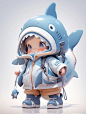 ⊹ ᮫࣭﹆ֹ  sᴀᴠᴇ    .✿ Anime Child, Anime Girls, Visual Illusion, Art 3d, Cool Cartoons, Baby Shark, Pose Reference, American Style, Illusions