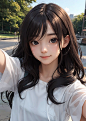 00495-1543411451-(Long hair with natural waves),_(character on front), outdoors, selfie,dark hair, dark eyes,_masterpiece, best quality, looking
