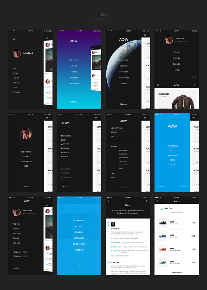 AOW UI Kit : The use...