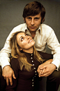 Sharon Tate and Roman Polanski.