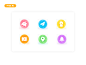 6 bright icons download free tool ic