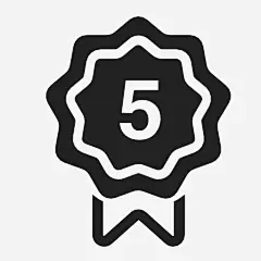 第五奖牌图标_88ICON https://88icon.com 第五 奖牌