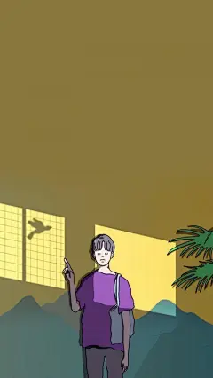 文艺范孤独手机壁纸_手机壁纸_动漫卡通_我要个性网