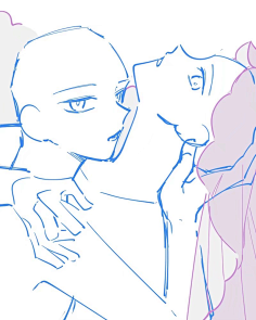 com#sai资源库# 动漫双人/cp姿势画法参考!