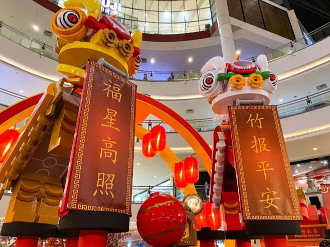 2020马来西亚各大商场新春美陈布置大比拼来一场别开生趣的新春美陈之