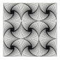 Ilusiones Ópticas. #IlusionOptica #juegos // op art nine squares twist 2