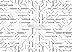 Circuit board background. Vector electronic backgr