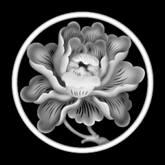 浮雕灰度图-花瓣网|陪你做生活的设计师 | 兰花6-淘宝网