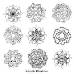 曼陀罗花卉  - 源文件下载【酷图网】花卉,鲜花,饰品,曼陀罗,装修,装饰,华丽,