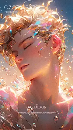 答案在时间里，自由在风里。#ai绘画 #插画 #氛围感 #侧颜 #壁纸@喵姐是只猫，采集@屿堍