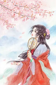 海棠花开 | 桃金娘 - 原创作品 - 涂鸦王国插画